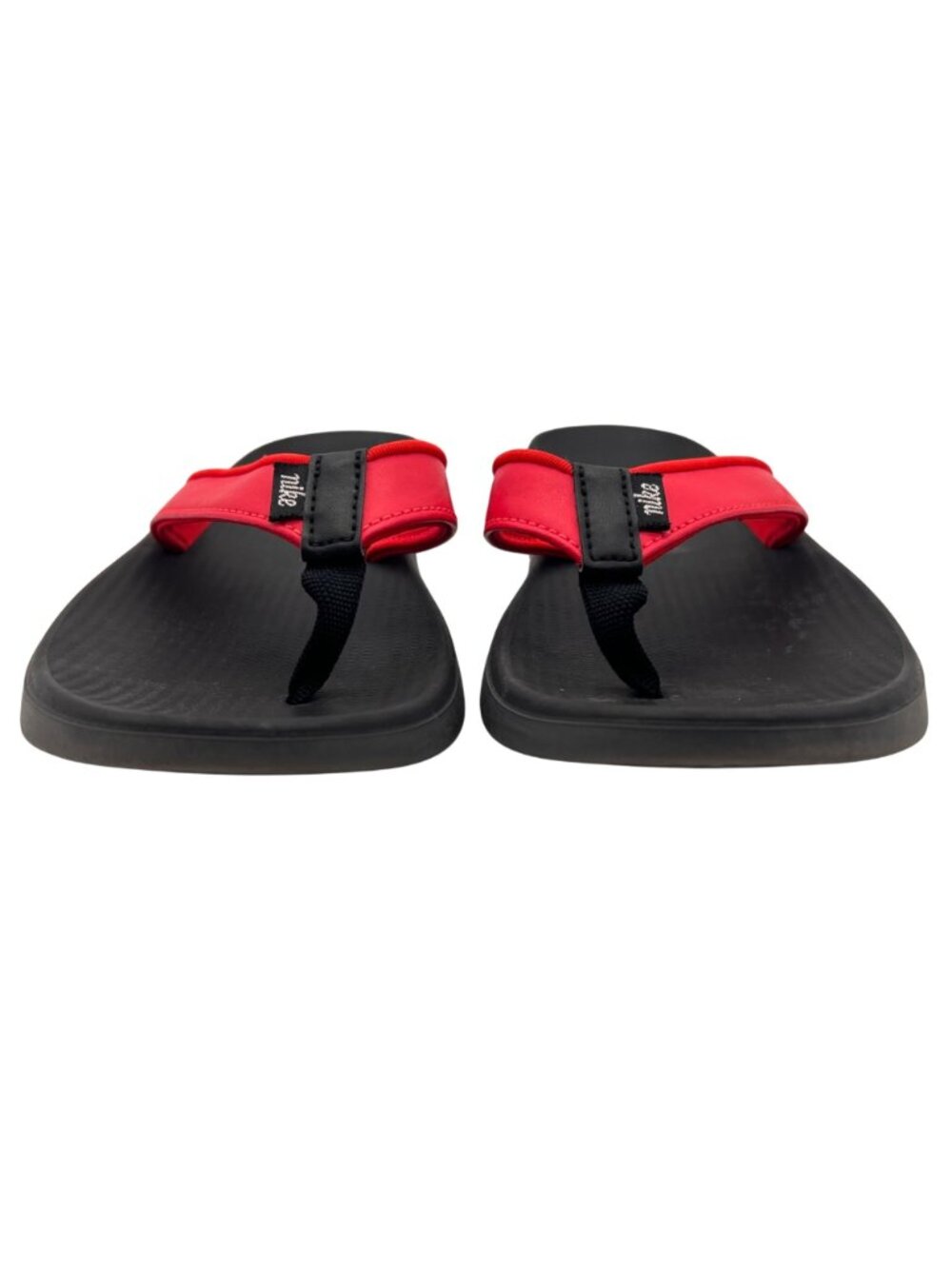 Nike Flip-Flops Black & Red Womens Size 6 Comfortable Casual Sandals Slides 2018 - Picture 7 of 10